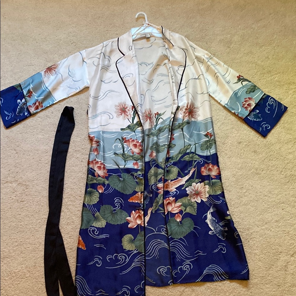 Floral Kimono Jacket - Multicolor